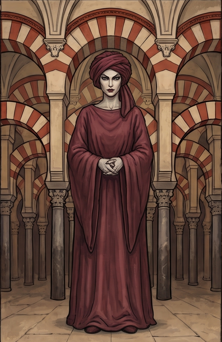 Ilustración de Al-Hakam en la novela Al Andalus Yenesis