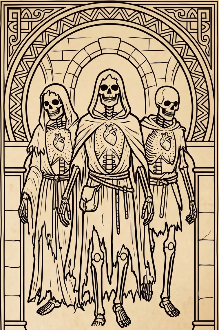 Ilustración de Murābitūn en la novela Al Andalus Yenesis